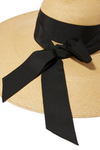 قبعة ليدي ايبيزا مزينة بعقدة